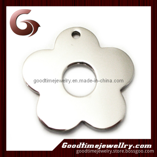 Stainless Steel Flower Pendants (Gsp-024)